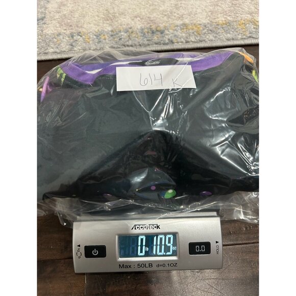 Shall We Mardi Gras Raccoon Sweatshirt Black Multi Sz Large Polyester Relaxed - Picture 10 of 11